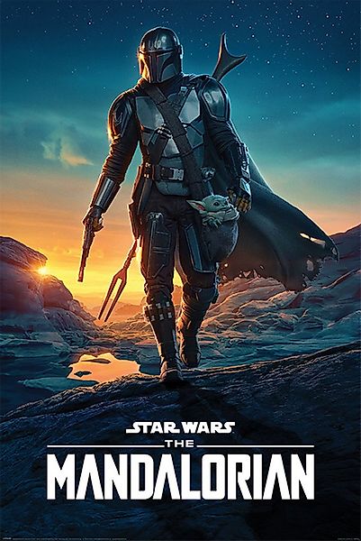 Poster Star Wars - Poster - The Mandalorian - Nightfall + Zusatzartikel günstig online kaufen