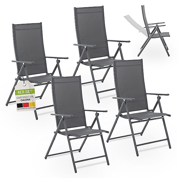 Juskys Gartenstuhl Calena (4 St), 7-fach günstig online kaufen