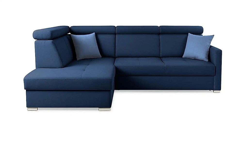 Ecksofa mit Schlaffunktion Mils ¦ blau ¦ Maße (cm): B: 238 H: 97 Polstermöb günstig online kaufen