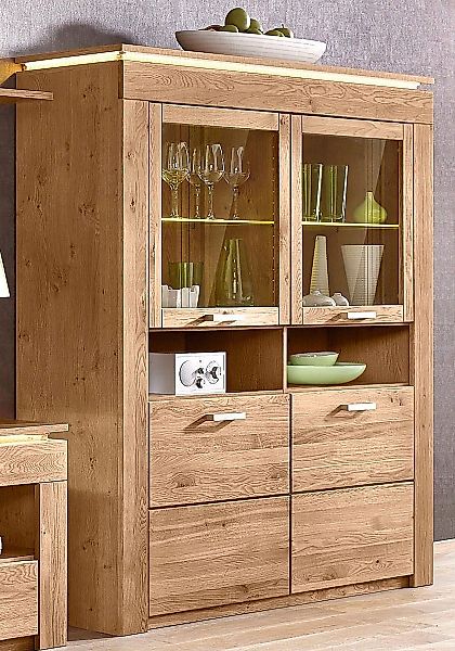VOGL Möbelfabrik Vitrine Höhe 158 cm günstig online kaufen