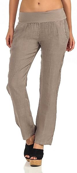 malito more than fashion Leinenhose 7792 leichte Stoffhose mit elastischem günstig online kaufen