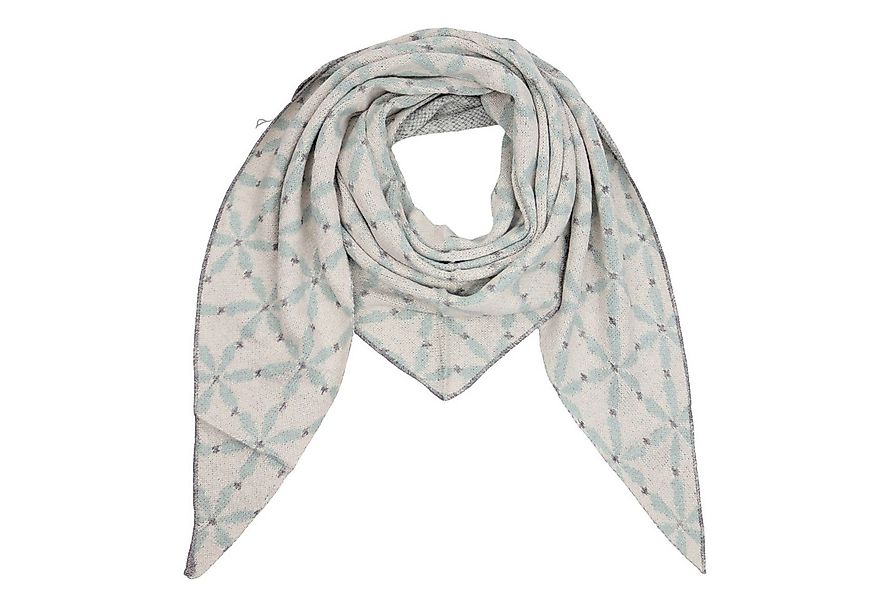 MIRROSI Dreieckstuch kuschliger und warmer Dreiecksschal ca.200x85 cm, (Blu günstig online kaufen