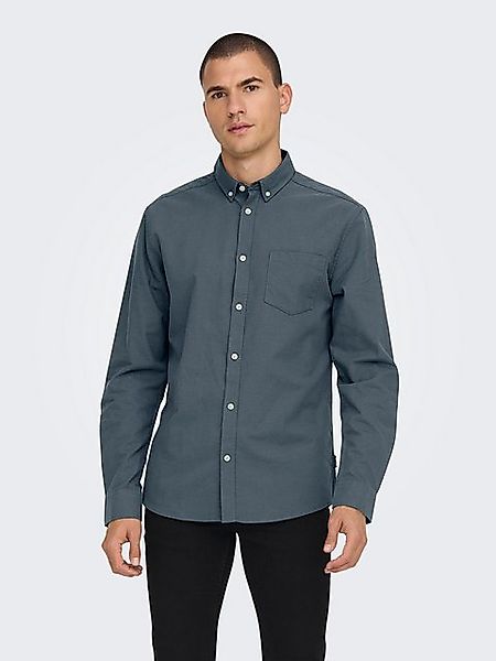 ONLY & SONS Langarmhemd ONSALVARO SLIM LS OXFORD SHIRT NOOS günstig online kaufen