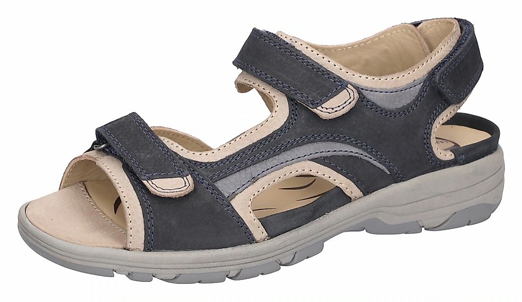 Waldläufer Sandale, Sommerschuh, Outdoorschuh, Keilabsatz, in Trekking-Opti günstig online kaufen