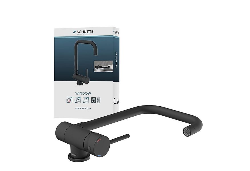 Schütte Spültischarmatur WINDOW Wasserhahn Unterfenstermontage, 360° schwen günstig online kaufen