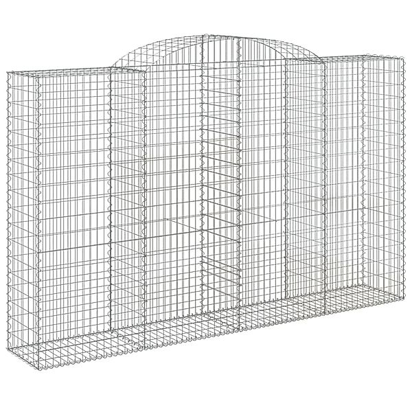 vidaXL Gabionen mit Hochbogen 6 Stk 300x50x180/200cm Eisen 1669238 günstig online kaufen
