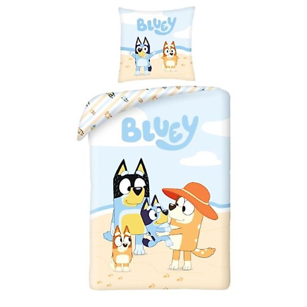 Bluey Kinderbettwäsche Bluey Bettwäsche-Set Bettbezug 140x200cm günstig online kaufen