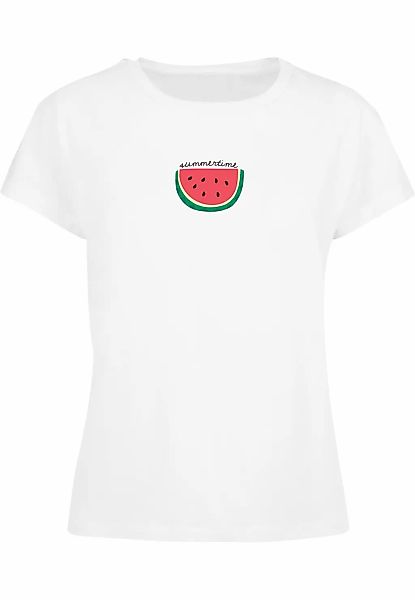 Merchcode T-Shirt "Merchcode Damen Ladies Summer - Summertime Box Tee", 1 S günstig online kaufen