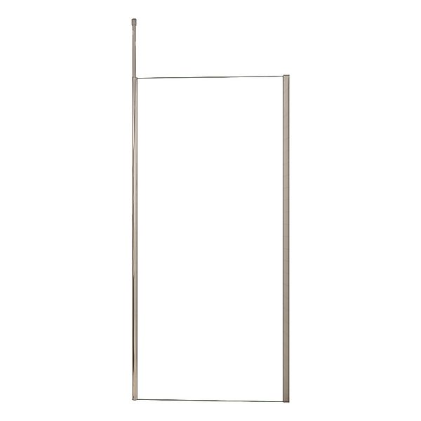 AICA Walk in Duschkabine 150 x 200cm Duschwand mit Deckenstrebe 8mm NANO ES günstig online kaufen