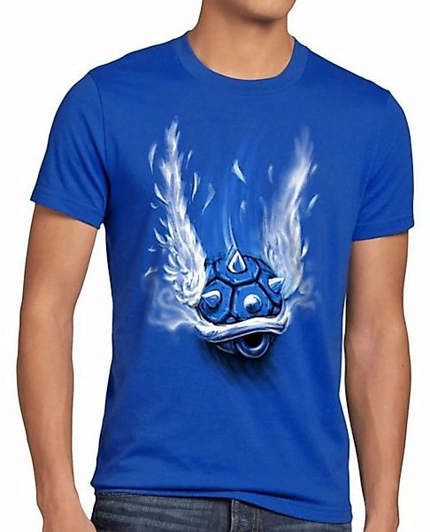 style3 Print-Shirt Herren T-Shirt Blauer Panzer kart videospiel konsole mar günstig online kaufen