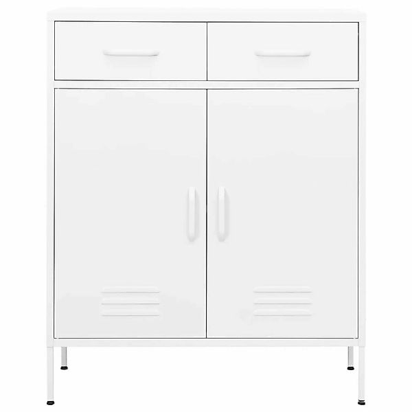 Lagerschrank Weiß 80x35x101,5 Cm Stahl günstig online kaufen