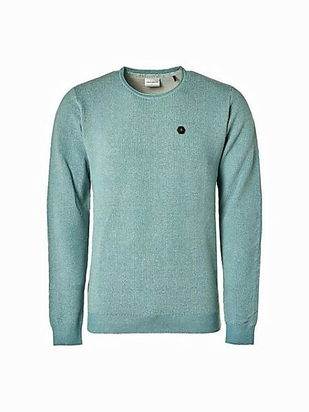 NO EXCESS Strickpullover Pullover Crewneck 2 Coloured Jacquard günstig online kaufen