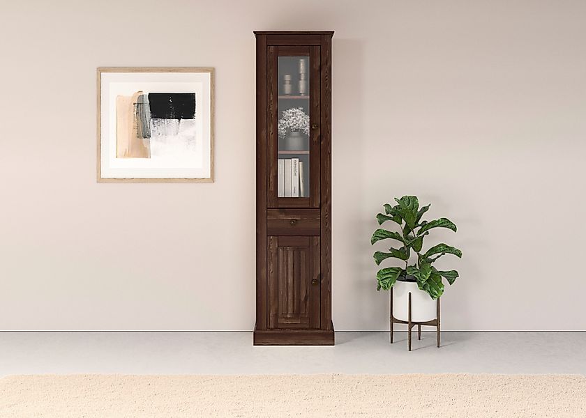 Home affaire Vitrine Liotta eine Glastür günstig online kaufen