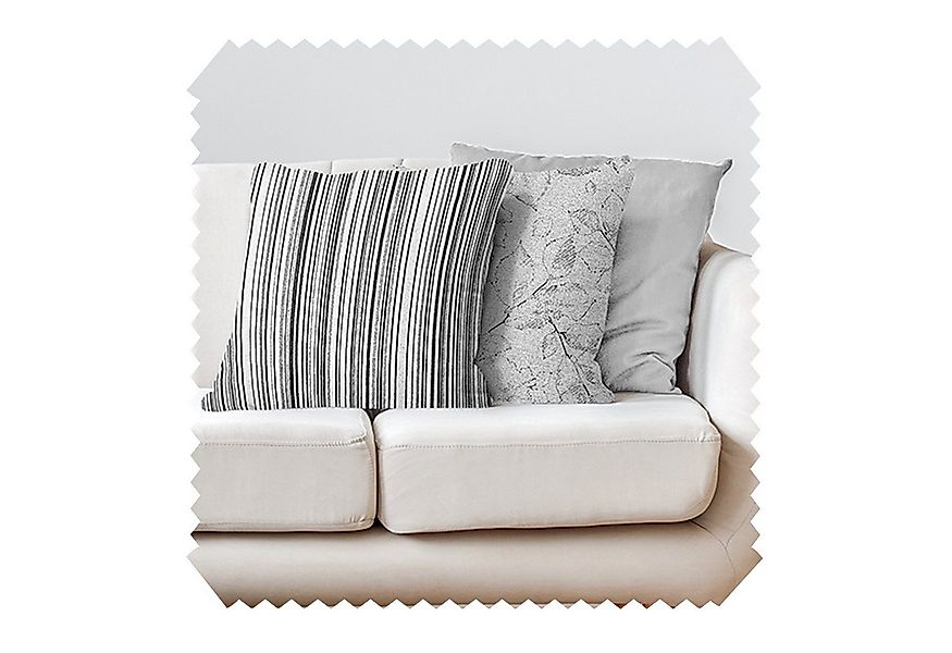 novely® Dekokissen 3er-SET DEKOKISSEN MALCHIN Kuschelweiche Sofakissen - Ki günstig online kaufen