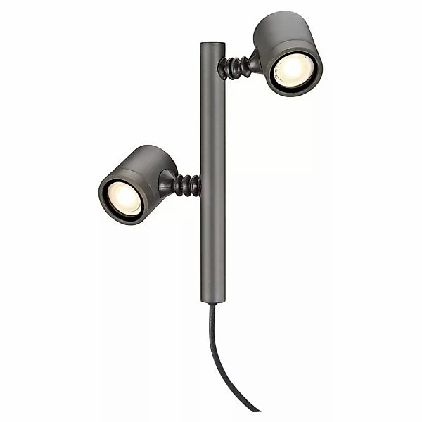 New Myra mit schwenkbarem Leuchtenkopf, 2 flg. Anthrazit, GU10 günstig online kaufen
