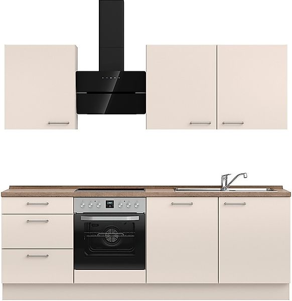 nobilia® Küchenzeile »"Laser II", Ausrichtung wählbar, Breite 240 cm«, vorm günstig online kaufen