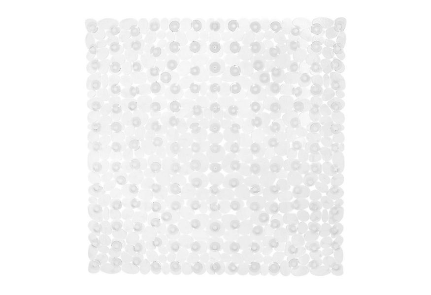 relaxdays Duschmatte Steinoptik quadratisch, Höhe 5 mm, Kunststoff, transpa günstig online kaufen