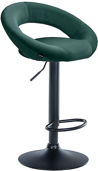 CLP Barhocker Olinda, Samt, höhenverstellbar und drehbar günstig online kaufen