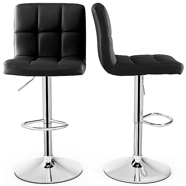 COSTWAY Barhocker (2 St), höhenverstellbar, Drehstuhl günstig online kaufen