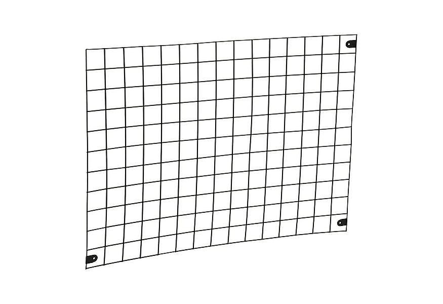 en.casa Fotohalter, »Sæby« Wandgitter Metall 75 x 55 cm Schwarz günstig online kaufen