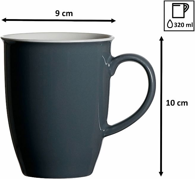 Ritzenhoff & Breker Becher »Doppio«, (Set, 4 tlg.), 4-teilig günstig online kaufen