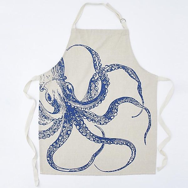 Kochschürze mit Oktopus-Motiv günstig online kaufen