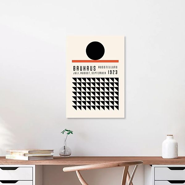 Poster / Leinwandbild - Bauhaus Austellung Weimar günstig online kaufen