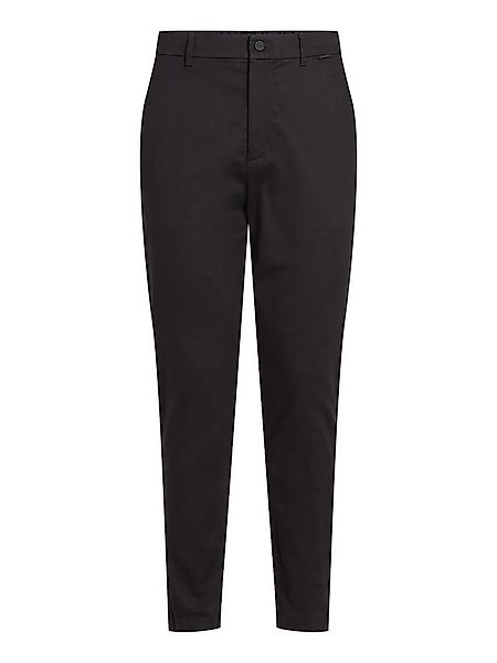 Calvin Klein Chinohose SATEEN STRETCH TAPERED mit Logoprägung günstig online kaufen