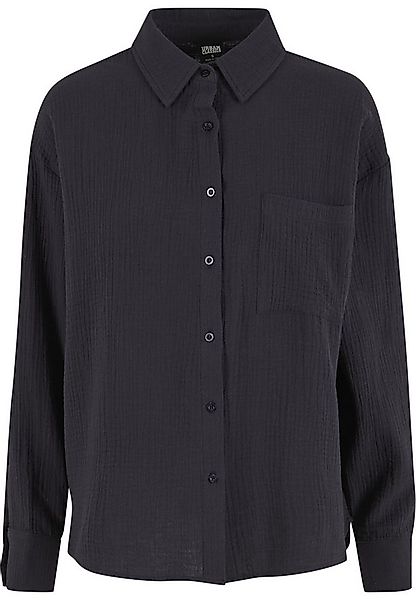 URBAN CLASSICS Klassische Bluse Urban Classics Ladies Oversized Musselin Bl günstig online kaufen