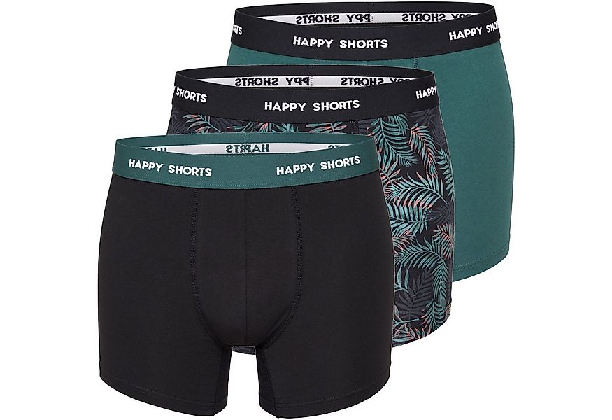 HAPPY SHORTS Trunk 3er Pack Happy Shorts Boxershorts Pants Boxer Blätter Gr günstig online kaufen