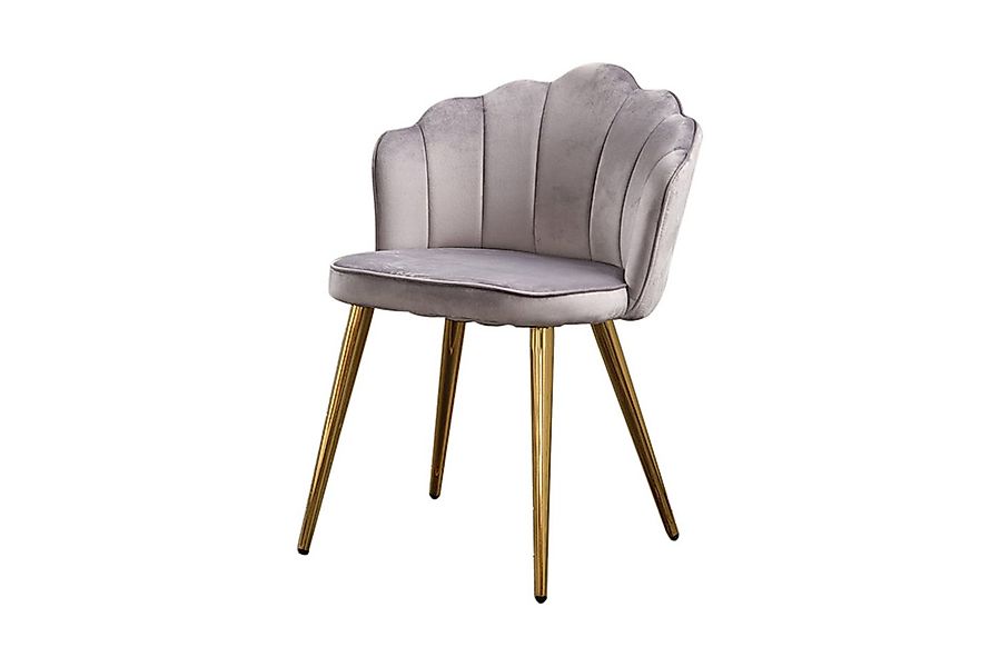 KAWOLA Esszimmerstuhl SALLY, Stuhl Velvet, Fuß schwarz oder gold, verschied günstig online kaufen