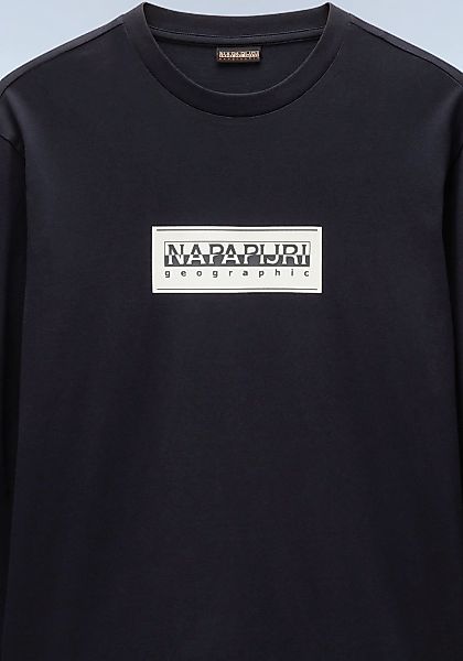 Napapijri T-Shirt S-Box Logo Ls günstig online kaufen