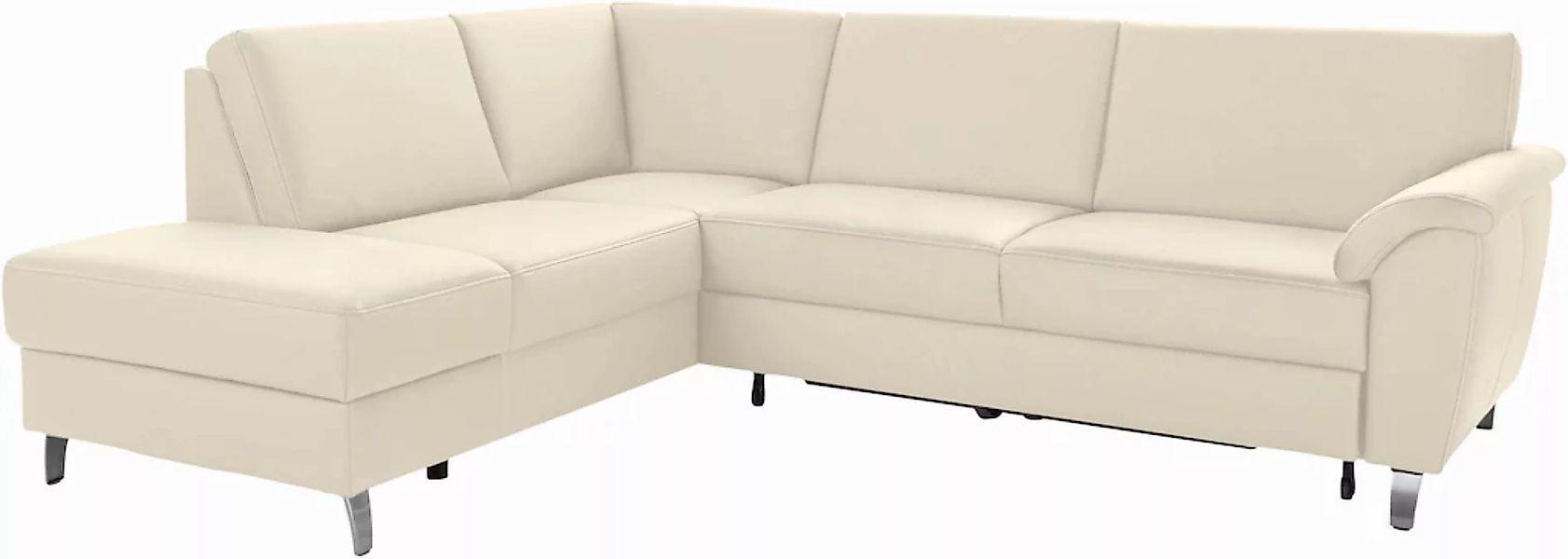 sit&more Ecksofa »Texel L-Form«, mit Federkern, wahlweise mit Bettfunktion günstig online kaufen