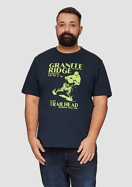 s.Oliver Kurzarmshirt Crew-Neck-Shirt mit Frontprint günstig online kaufen