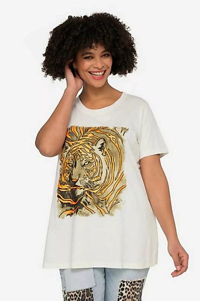 Angel of Style Rundhalsshirt T-Shirt oversized Löwen-Motiv Rundhals Halbarm günstig online kaufen