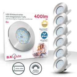 B.K.Licht LED Einbaustrahler LED Badeinbauleuchten 30mm günstig online kaufen