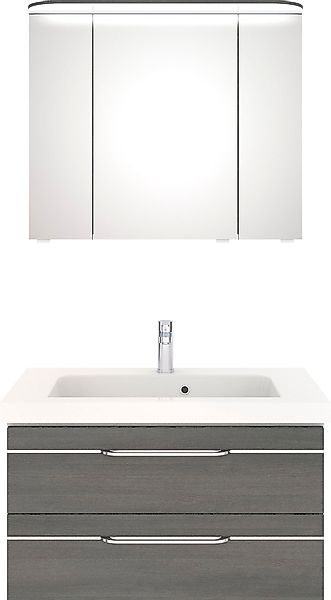 Saphir Badmöbel-Set »Balto Sprint 2-teilig, Mineralmarmor-Waschtisch mit LE günstig online kaufen