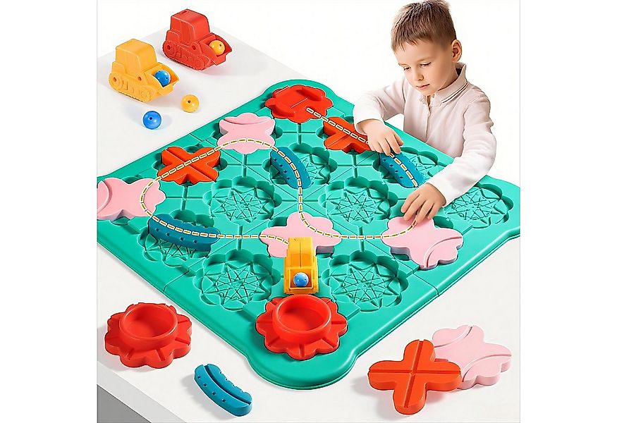 POPOLIC Lernspielzeug Logischer StraßEnbauer Kinderspielzeug, Brettspiele S günstig online kaufen