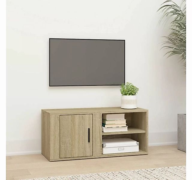 furnicato TV-Schrank Sonoma-Eiche 80x31,5x36 cm Holzwerkstoff günstig online kaufen