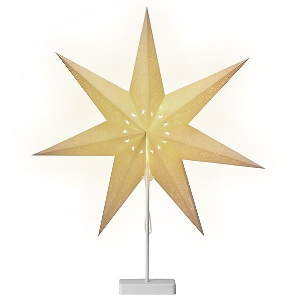 Casaria Dekostern, 1 St., LED Weihnachtsstern Kabellos 60cm mit Ständer Bel günstig online kaufen