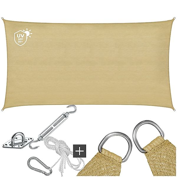 tectake Sonnensegel Sunny, (Set, 2 x günstig online kaufen