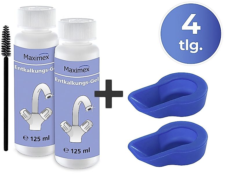 Maximex Reinigungs-Set »Anti-Kalk-Caps und Entkalkungsgel«, für Wasserhähne günstig online kaufen