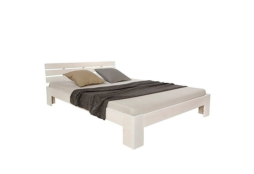 Homestyle4u Holzbett 90x200 120x200 140x200 160x200 180x200 Doppelbett Kopf günstig online kaufen