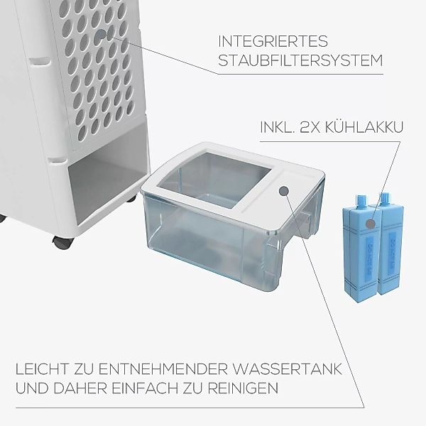Tronitechnik Mobiles Klimageraet 3In1 Klimaanlage Luftkühler Lk02 Ventilato günstig online kaufen