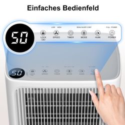 LEENON Luftentfeuchter Luftentfeuchter Elektrisch,Timer,16L/24H, leise 36dB günstig online kaufen