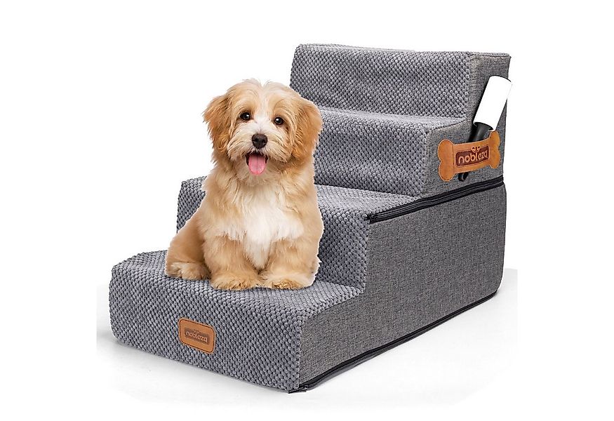 nobleza Hundematte Hundetreppe für Kleine Hunde und Haustiertreppe mit Fuss günstig online kaufen
