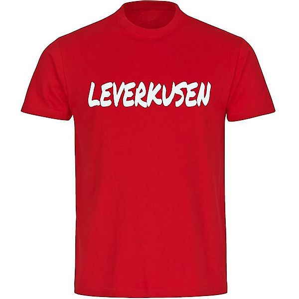 multifanshop T-Shirt Herren Leverkusen - Textmarker - Männer günstig online kaufen