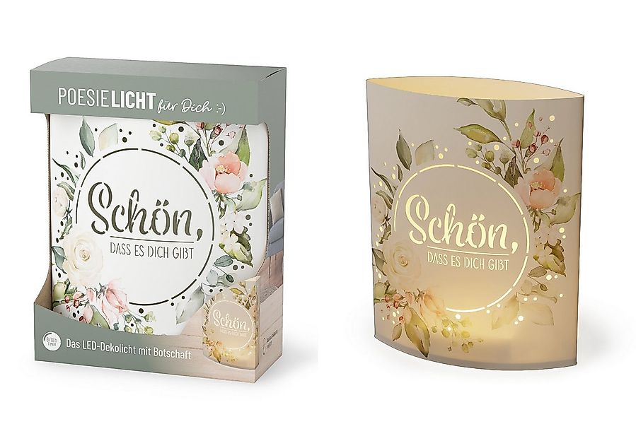 La Vida LED Dekolicht Deko Lampe Leuchte Batterie Poesielicht für Dich la v günstig online kaufen