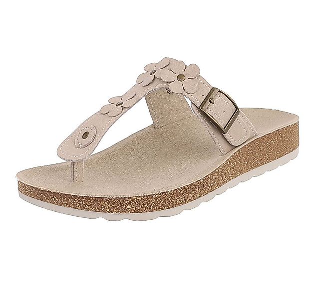 Ital-Design Feminine Flip-Flops mit Blumen-Design für Damen Zehentrenner (9 günstig online kaufen