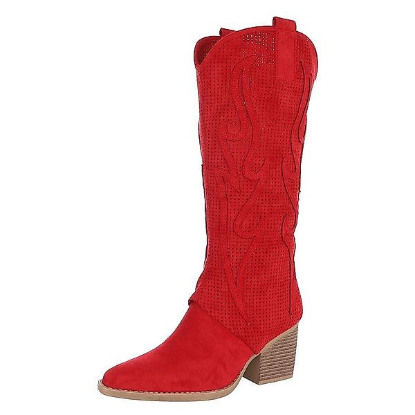 Ital-Design Damen Cowboyboots Western Sommerboots (88843694) günstig online kaufen